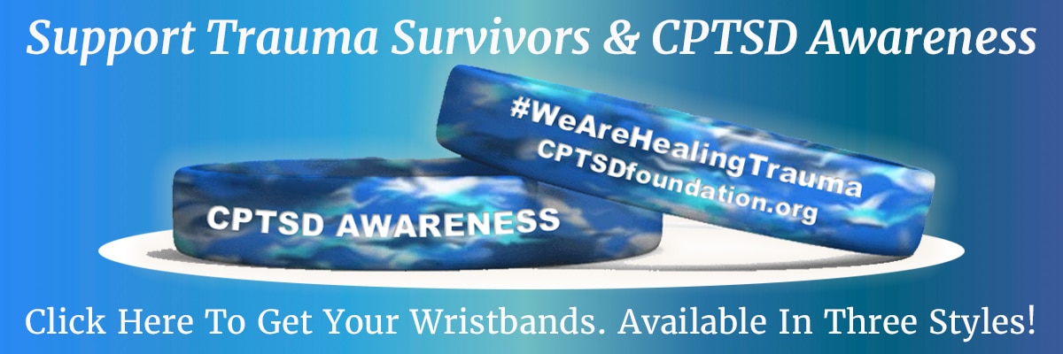 we are healing trauma wristband - cptsd foundation