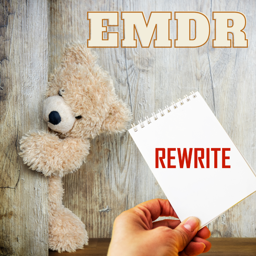 EMDR Adventures: Accelerated Resolution Therapy "Rewriting the Story of Childhood Trauma" EMDR REwrite bear pic