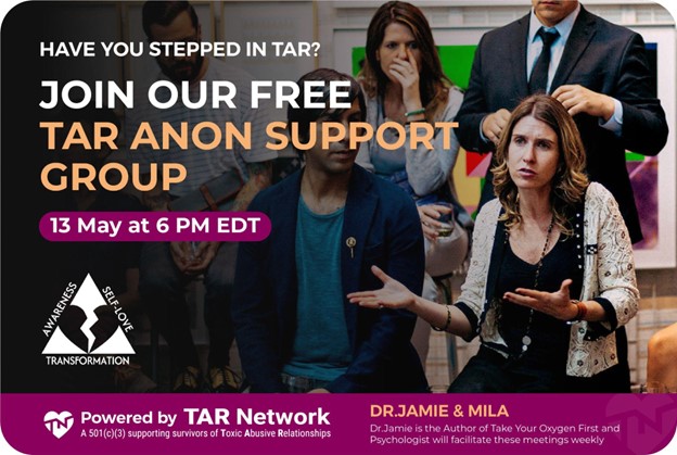 Join TAR Anon’s Free Support Meetings Today at 6 PM EDT