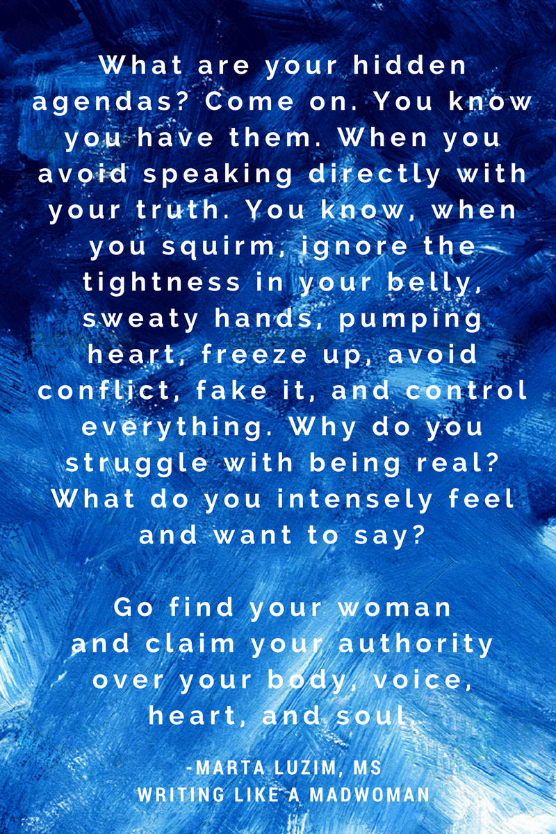 Whatareyourhiddenagendas